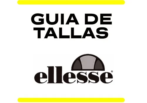 Guia de tallas Ellesse